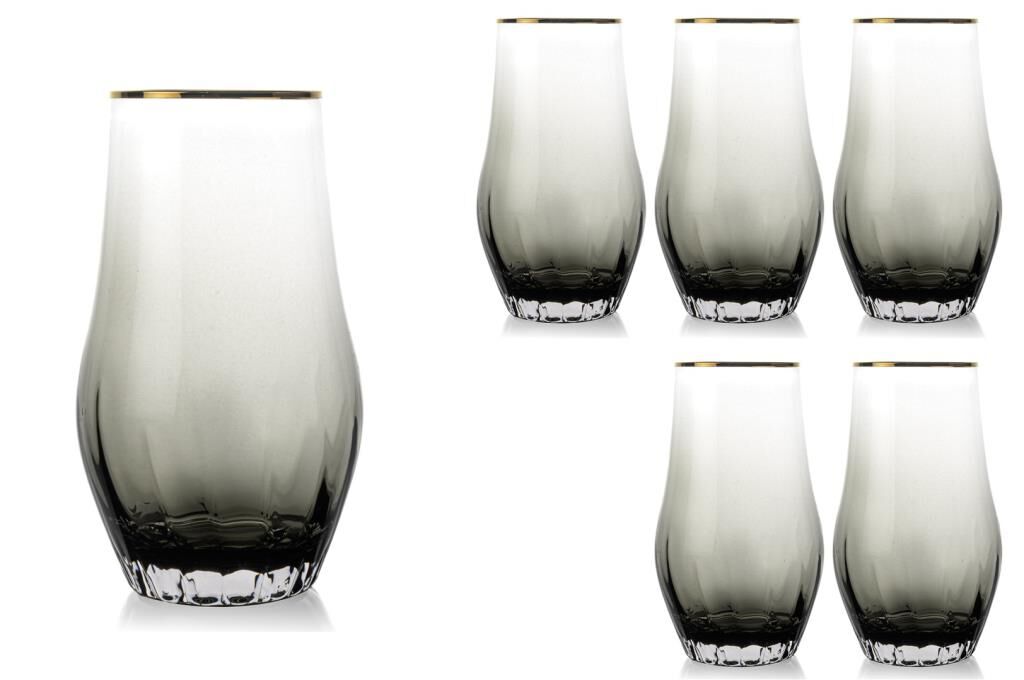 Mikasa Moor Gold Gri 6lı Meşrubat Bardağı