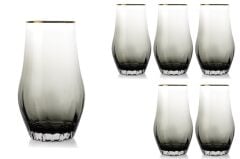 Mikasa Moor Gold Gri 6lı Meşrubat Bardağı