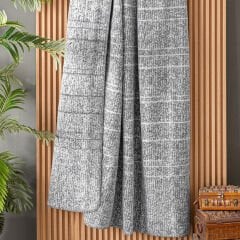 Sarev Laurel Çift Kişilik Gri Battaniye