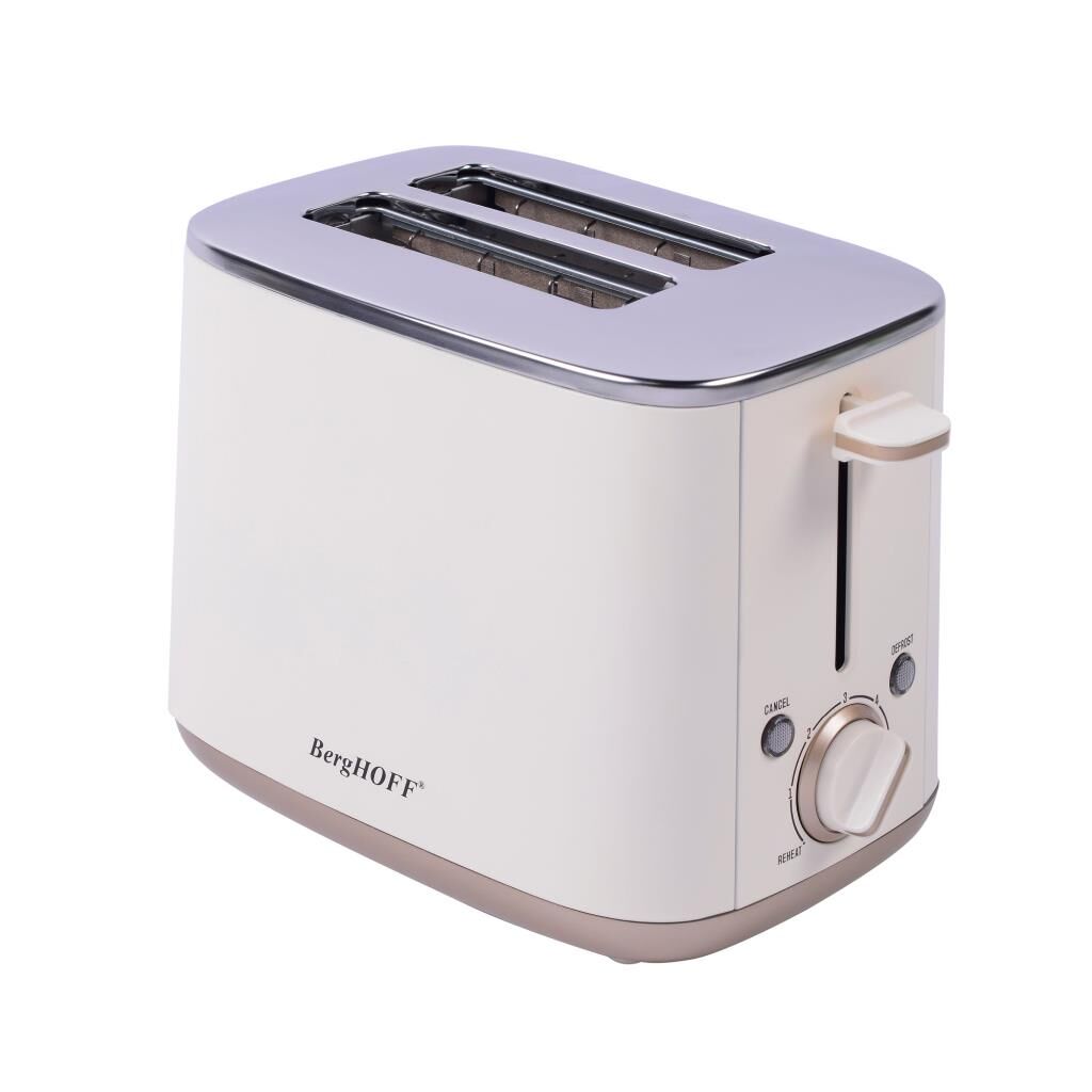 Berghoff Gem Pearl Krem-Gold 2 Dilim Ekmek Kızartma Makinesi