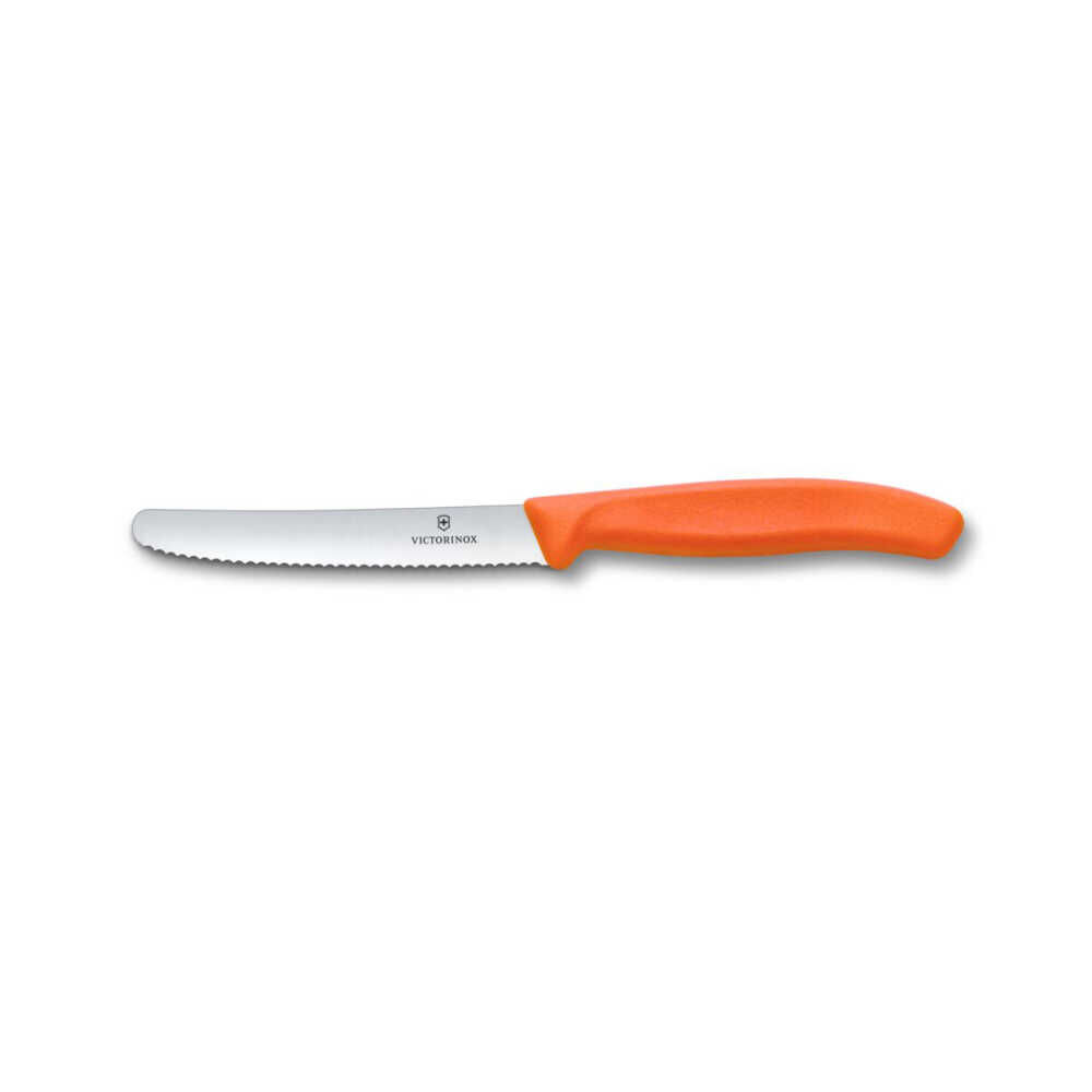 Victorinox 6.7839.C1 Swiss Classic 11cm Domates Bıçağı, Turuncu