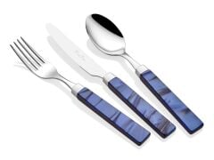 Rivadossi Charme Lacivert 75 Parça Çatal Bıçak Seti