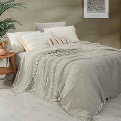 Sarev Naya Yatak Örtüsü Tek Kişilik %100 Pamuk