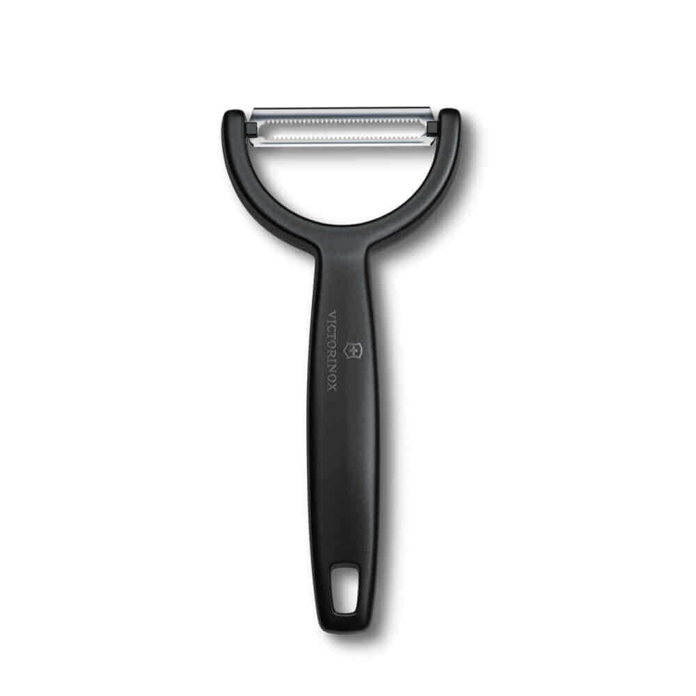 Victorinox 6.0963.3 Tırtıklı Kenar Çift Taraf Siyah Soyacak