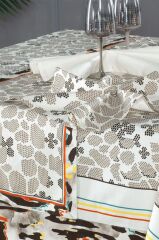 Sarev Woody Bej %100 Pamuk 2'li Peçete 45*45 cm