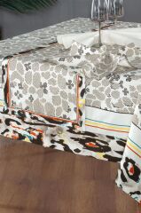 Sarev Woody Bej %100 Pamuk Runner 45*160 cm