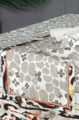 Sarev Woody Bej %100 Pamuk Runner 45*160 cm