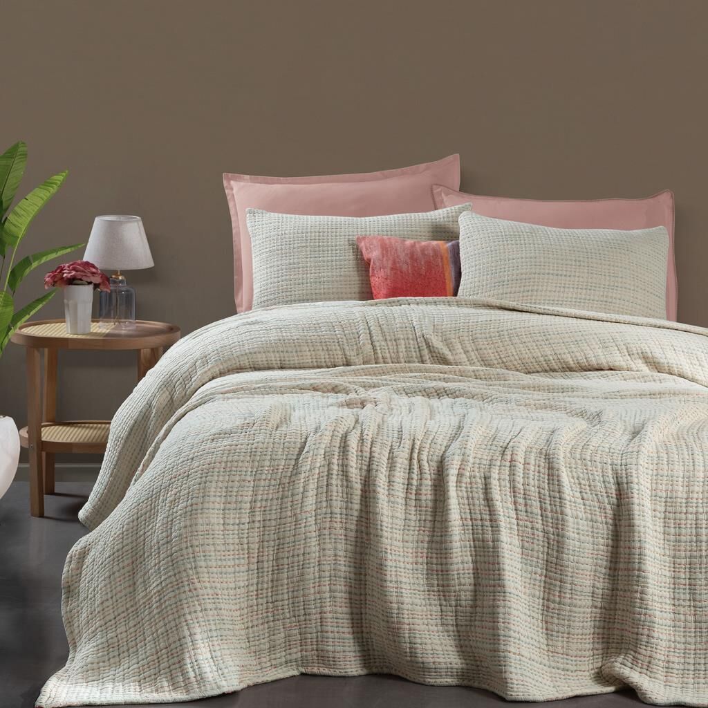 Sarev Rosi Yatak Örtüsü Tek Kişilik %100 Pamuk