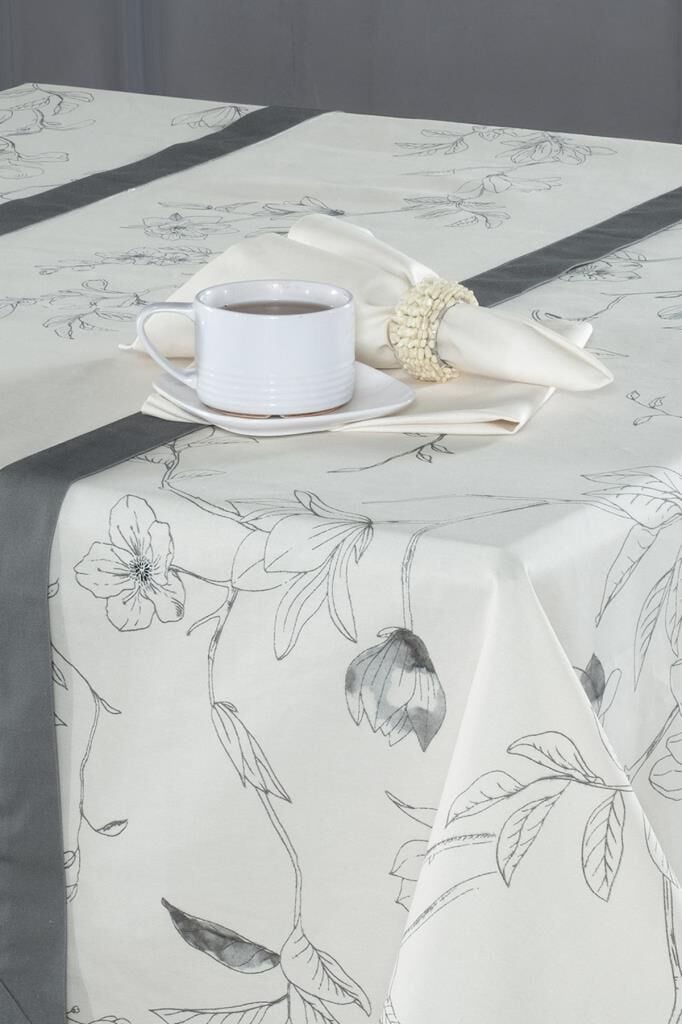 Sarev Zoe Gri %100 Pamuk 2'li Peçete 45*45 cm