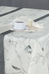 Sarev Zoe Gri %100 Pamuk 2'li Peçete 45*45 cm