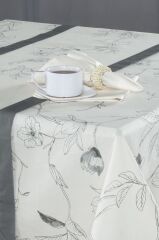 Sarev Zoe Gri %100 Pamuk 2'li Peçete 45*45 cm