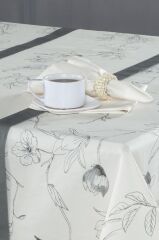 Sarev Zoe Gri %100 Pamuk 2'li Peçete 45*45 cm