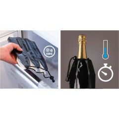 Vacu Vin Aktif Soğutucu  Şarap & Şampanya Platin