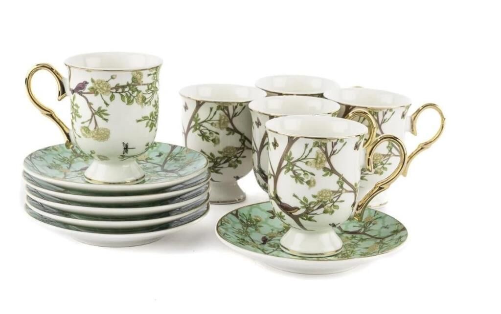 Mikasa Moor Secret Garden 6lı Kahve Fincanı Seti 90cc