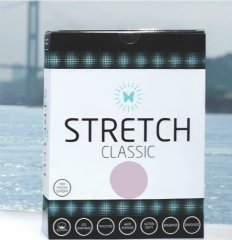 Stretch Çift Kişilik Lastikli Çarşaf Pudra