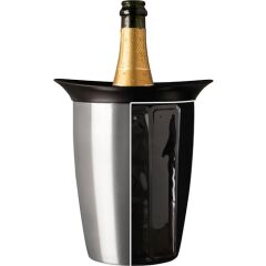 Vacu Vin Aktif Şampanya Soğutucu Zarif Paslanmaz Çelik Kutulu