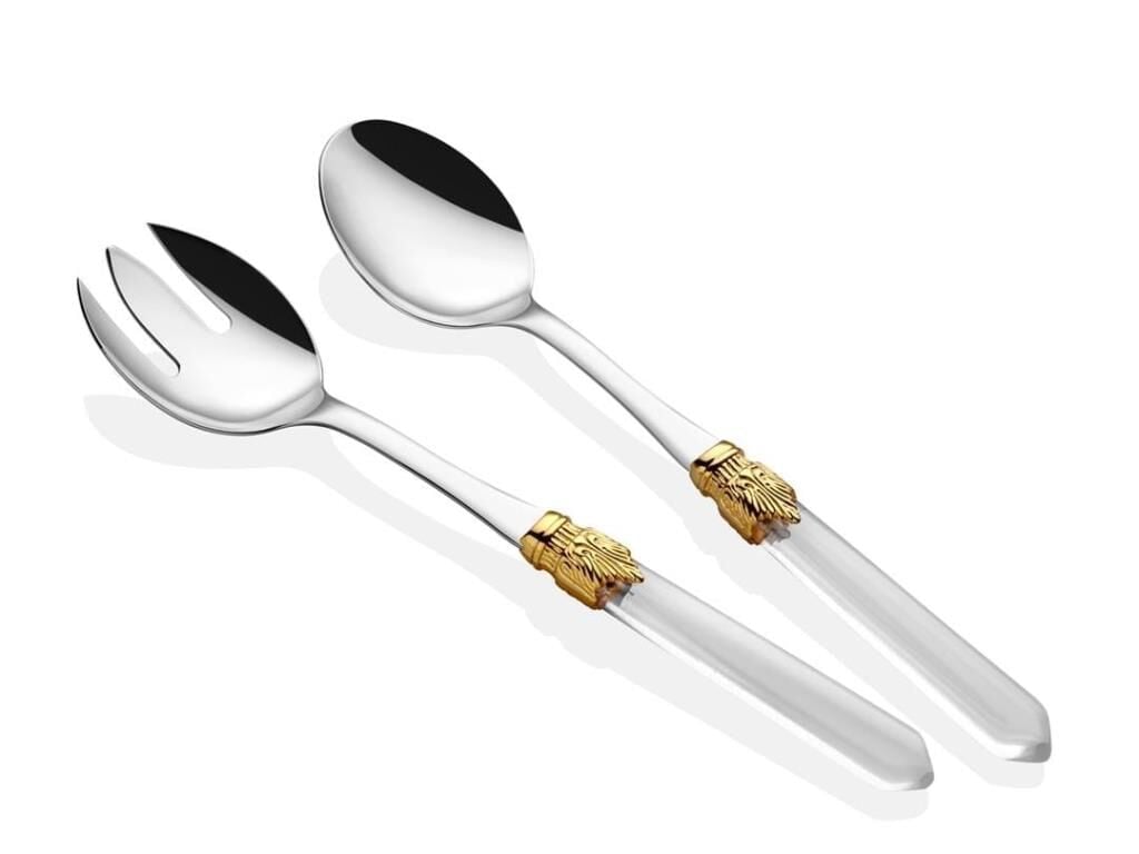 Rivadossi Venezia Ring Şeffaf Salata Servis Seti