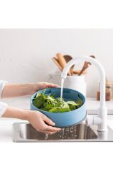 Greenpan Steamy 24cm Buharda Pişirici Mavi