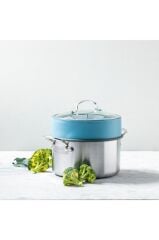 Greenpan Steamy 24cm Buharda Pişirici Mavi