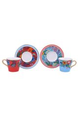Lucky Art Effie Bone 6Lı Kahve Fincan Seti