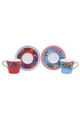 Lucky Art Effie Bone 6Lı Kahve Fincan Seti
