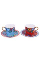 Lucky Art Effie Bone 6Lı Kahve Fincan Seti