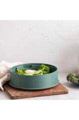 Greenpan Steamy 24cm Buharda Pişirici Yeşil