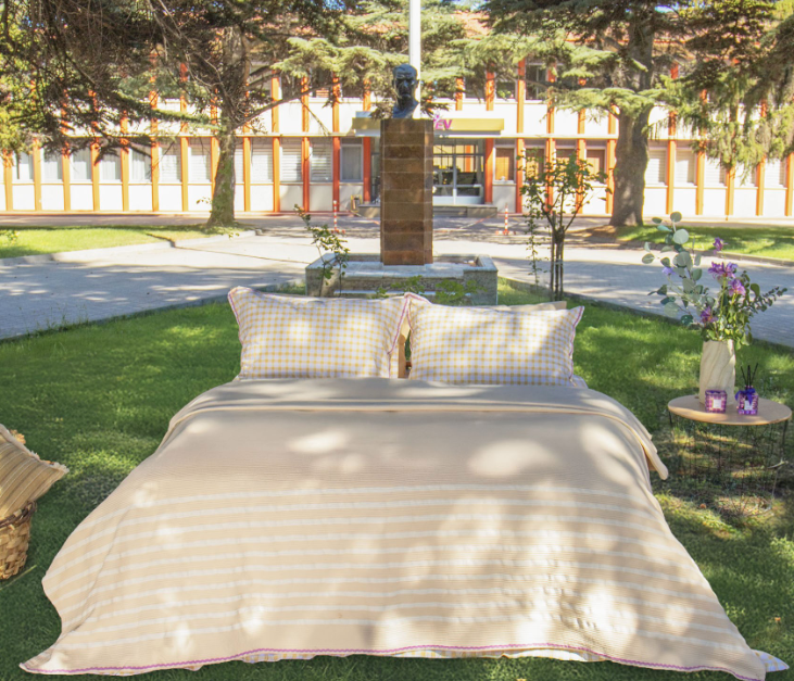 Sarev Almira Z Pike Takımı Tek Kişilik 1Y , Sarı