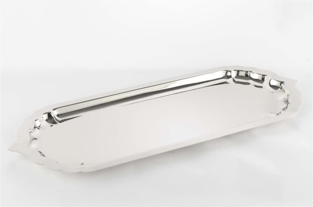 Mikasa Moor Platin Oymalı Servis Tepsisi 61x24cm