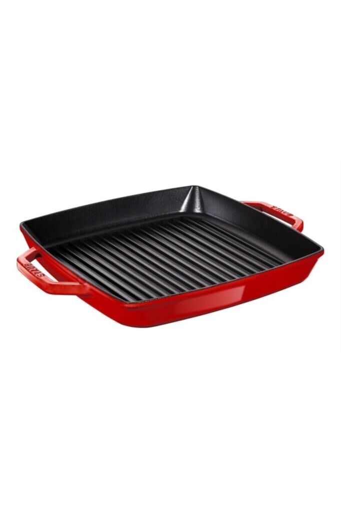 Staub La Cocotte Izgara Tava | Döküm Demir | 33 Cm | Kiraz