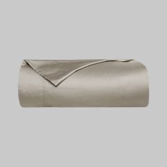 Sarev Monochrome Saten Çift Kişilik Tekli Nevresim-Mocha