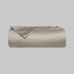 Sarev Monochrome Saten Çift Kişilik Tekli Nevresim-Mocha