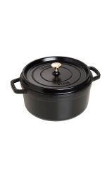 Staub La Cocotte Döküm Tencere | Siyah | 26 Cm | 5,25 L | Yuvarlak