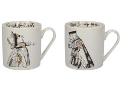 Mikasa x V&A Alice in Wonderland C000047 350ml Porselen Kupa 2li