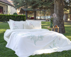 Sarev Eva Melonı Tek Kişilik Pike Takımı Nevresim Set 1Y, Ekru