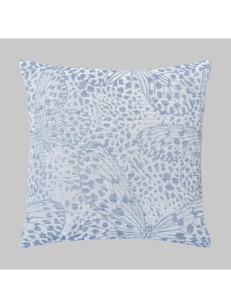 Sarev Turner Mavi %100 Pamuk Dekoratif Kırlent 45*45 cm