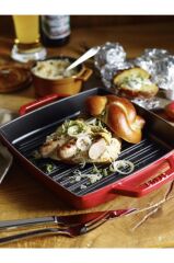 Staub La Cocotte Izgara Tava | Döküm Demir | 28 Cm | Kiraz