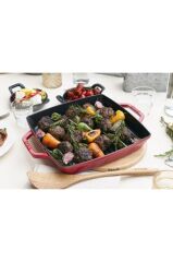 Staub La Cocotte Izgara Tava | Döküm Demir | 28 Cm | Kiraz