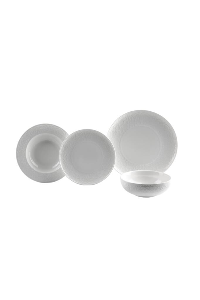 Luckyart Victoria Round New Bone 24 Parca Yemek Takımı