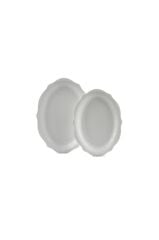 Luckyart Victoria New Bone 2Lı Oval Tabak Setı
