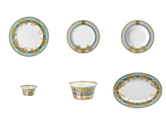 Versace Prestıge Gala Blue 51 Parça Yemek Takımı
