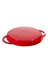 Staub La Cocotte Çift Kulplu Döküm Izgara Tava | Döküm Demir | 30 Cm
