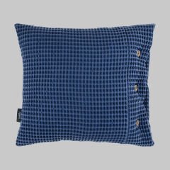 Sarev Polendia Mavi %100 Pamuk Dekoratif Kırlent 45*45 cm