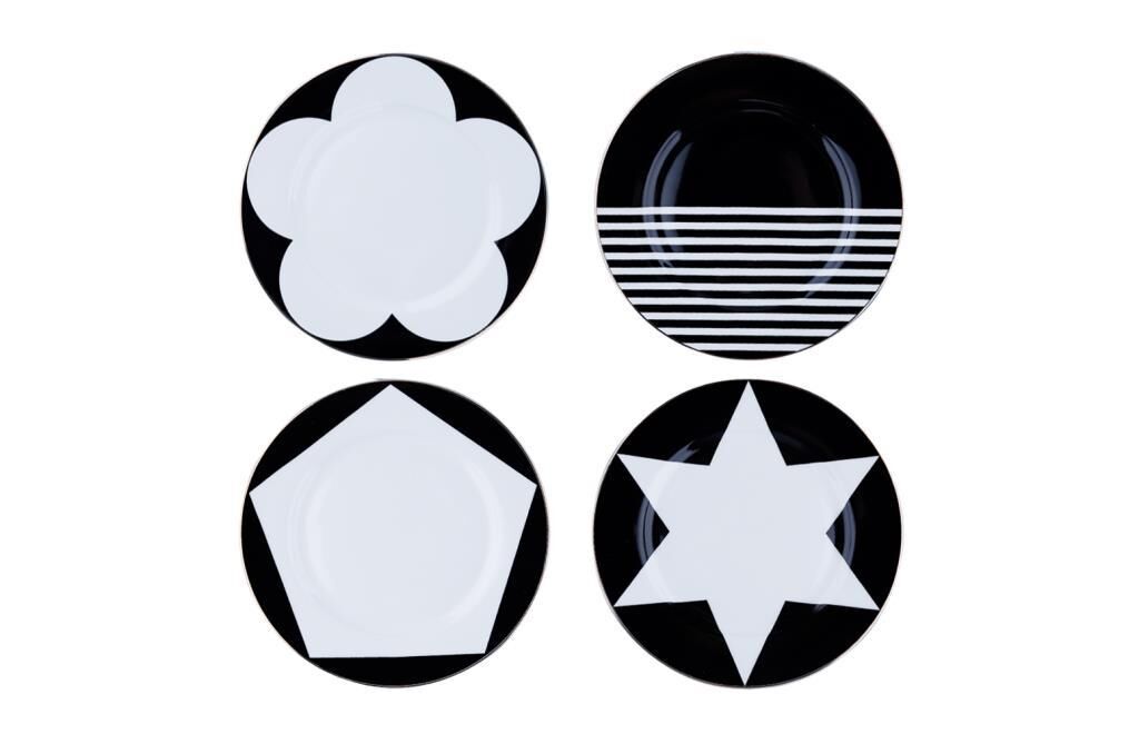 Lucky Art Mila Bone 27 Cm Servis Tabağı 4'Lü