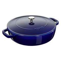 Staub La Cocotte Sote Tenceresi Chistera | Döküm Demir | 24 Cm | Koyu Mavi