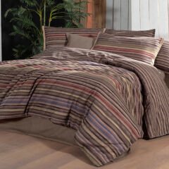 Sarev Fauna Tek Kişilik %100 Pamuk Flanel (Pazen) Nevresim Takımı