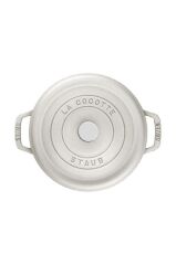 Staub La Cocotte Döküm Tencere | Trüf Beyazı | 24 Cm | 3,8 L | Yuvarlak