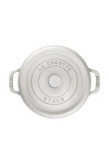 Staub La Cocotte Döküm Tencere | Trüf Beyazı | 24 Cm | 3,8 L | Yuvarlak