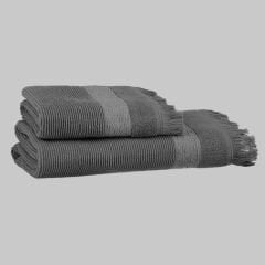 Sarev Street 50X90 Cm Koyu Gri Havlu