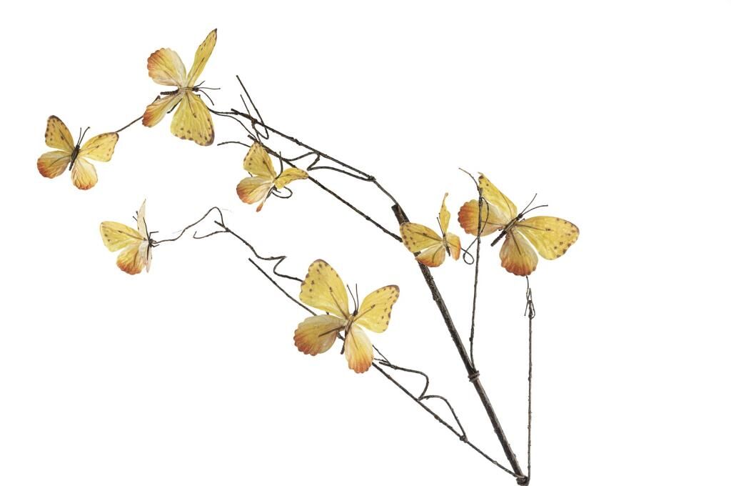 Mikasa Moor Kelebekli Turuncu Yapay Dal 110cm